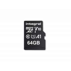 Integral 64GB HIGH SPEED MICROSDHC/XC V10 UHS-I U1 64 Go MicroSD