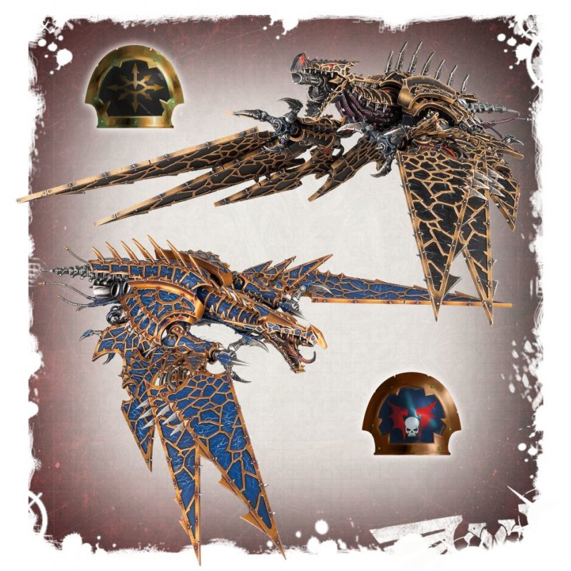 Warhammer 40k - Space Marine du Chaos Heldrake