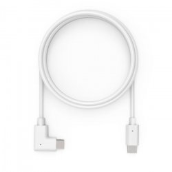 6FT USB-C TO USB-C 90-DEGREE CABLE CHARGE AND DATA WHITE