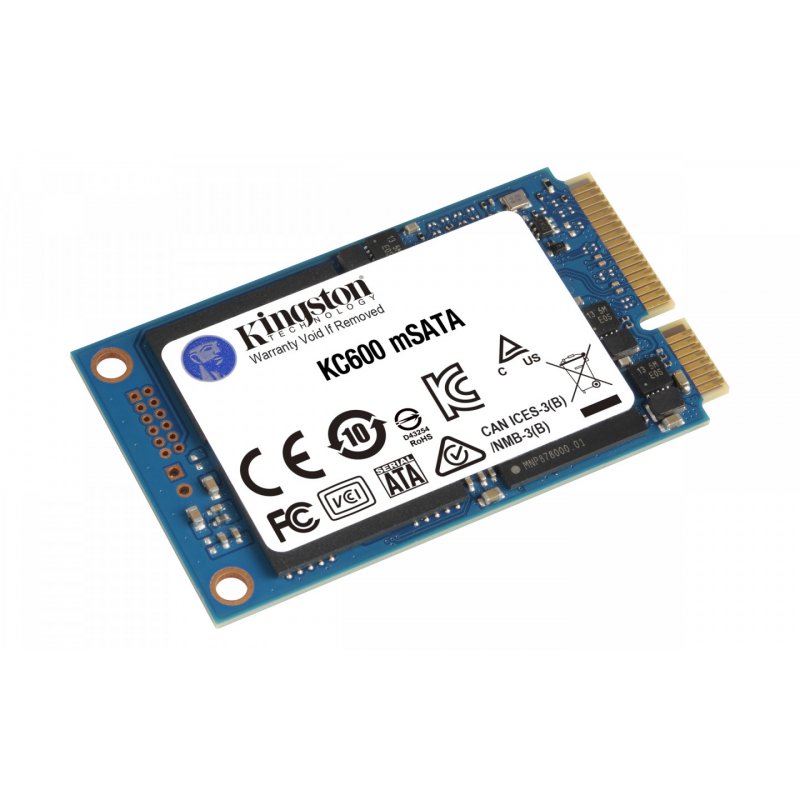 Kingston Technology KC600 mSATA 1.02 TB Serial ATA III 3D TLC