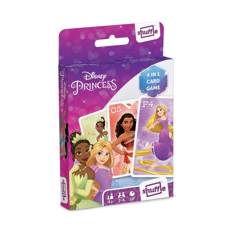DISNEY PRINCESS - Jeu de cartes 4 en 1