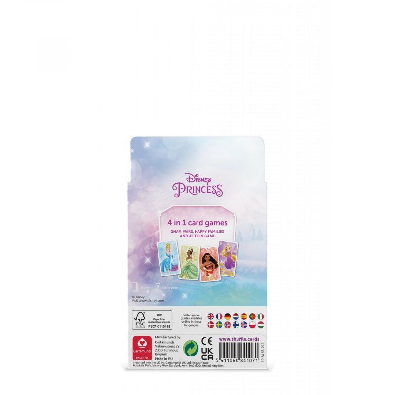 DISNEY PRINCESS - Jeu de cartes 4 en 1