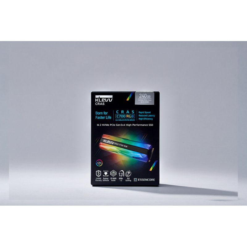 Klevv K240GM2SP0-C7R internal solid state drive M.2 240 GB PCI Express 4.0 SLC NVMe