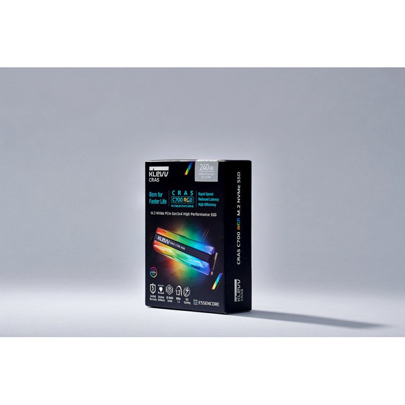 Klevv K240GM2SP0-C7R internal solid state drive M.2 240 GB PCI Express 4.0 SLC NVMe