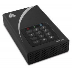 Apricorn Aegis Padlock DT disque dur externe 6 To Noir