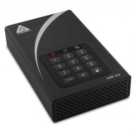 HDD Apricorn compatible Aegis Padlock AES 2,5 6TB USB3.0 ext