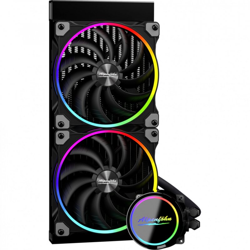 Kit Watercooling Alpenföhn compatible Gletscherwasser 280 RGB (Noir)