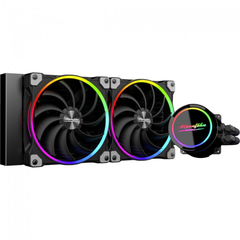 Kit Watercooling Alpenföhn compatible Gletscherwasser 280 RGB (Noir)