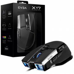 Mouse EVGA compatible X17 Gaming WL black
