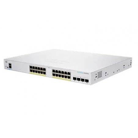 Cisco CBS250-24FP-4G-UK network switch Managed L2/L3 Gigabit Ethernet (10/100/1000) Silver
