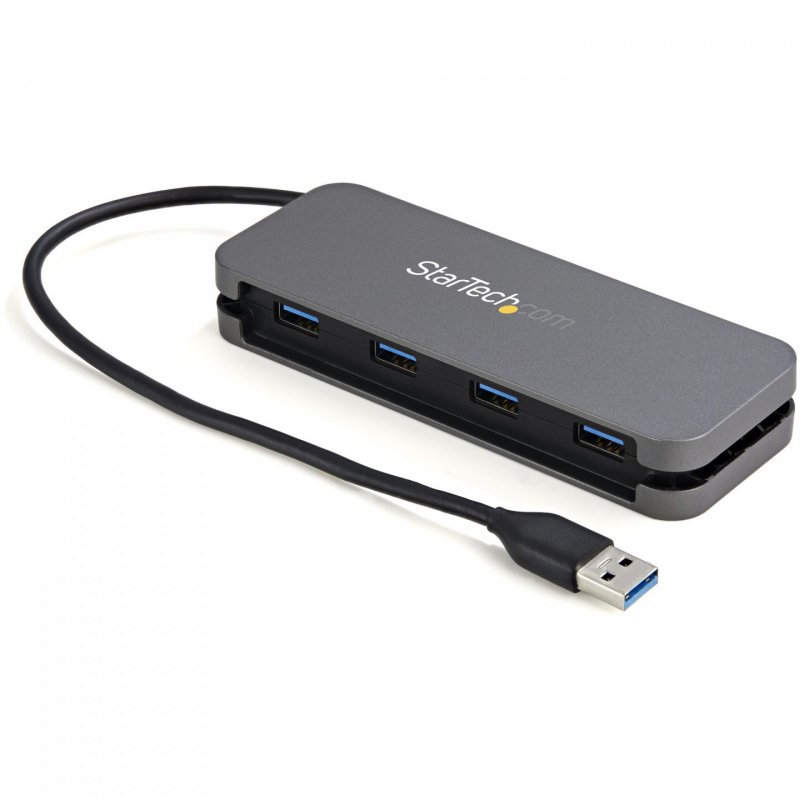 StarTech.com 4 Port USB 3.0 Hub - USB-A to 4x USB-A - SuperSpeed 5Gbps Portable USB 3.1 Gen 1 Type-A Hub - USB Bus Power