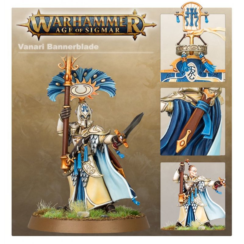 Warhammer AoS - Lumineth Realm-lords Vanari BannerBlade