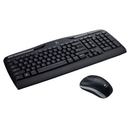 Logitech Wireless Combo MK330 clavier Souris incluse RF sans fil QWERTY Anglais Noir