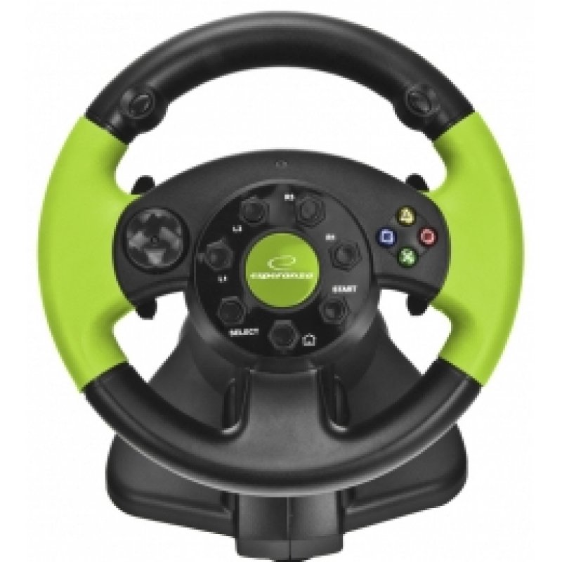 Kit Volant Pédalier Esperanza compatible EG104 High Octane (PC / PS3 / Xbox 360)