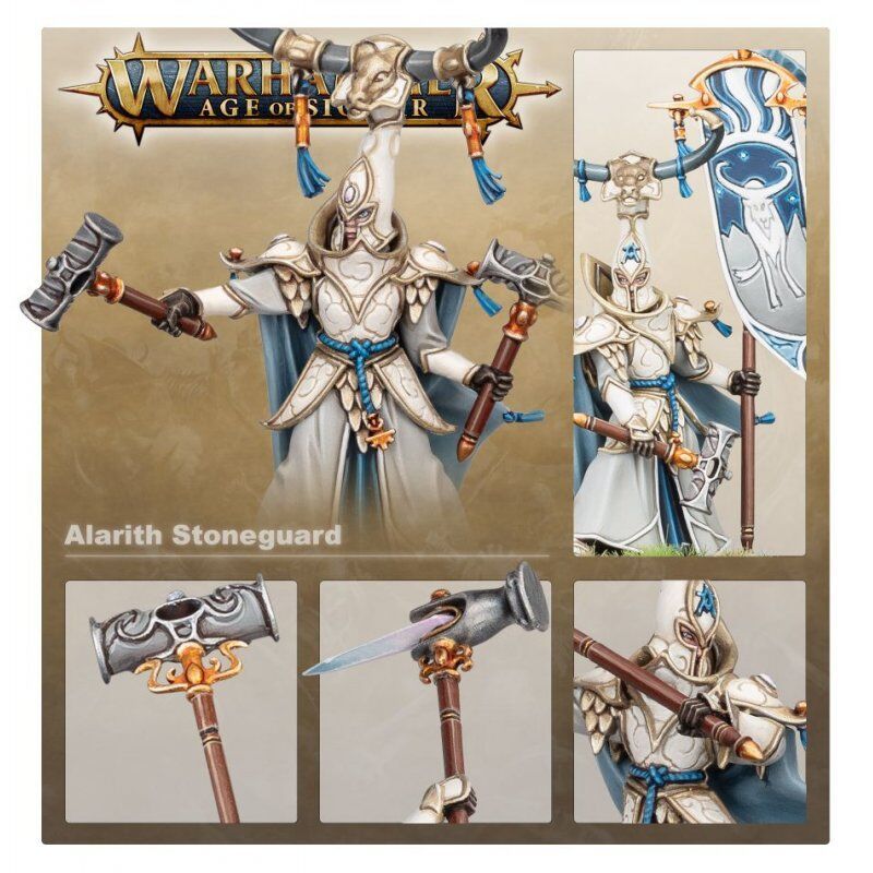 Warhammer AoS - Lumineth Realm-lords Alarith StoneGuard