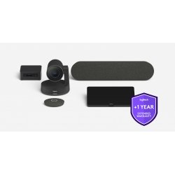 Logitech One year extended warranty for medium room solution with Tap (USB or CaT5e) and Rally
