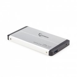 Gembird EE2-U3S-2-S storage drive enclosure HDD enclosure Silver 2.5"