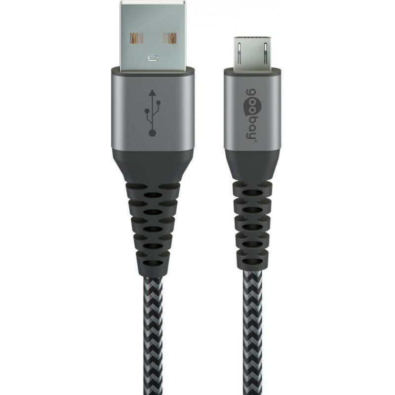 Cable Goobay compatible USB 3.0 vers Micro USB 1m (Gris)