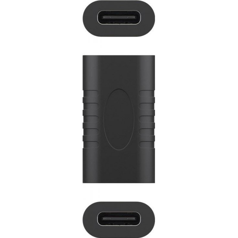 Goobay 45401 cable gender changer USB-C Black