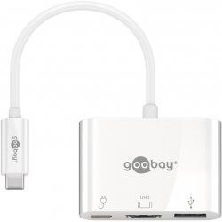 Goobay 62104 station d'accueil USB Type-C Blanc