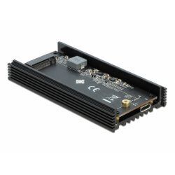 DeLOCK 42000 Boîtier de disques de stockage Noir M.2