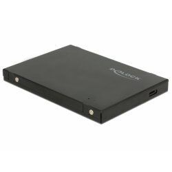 DeLOCK 42609 Boîtier de disques de stockage Enceinte ssd Noir M.2