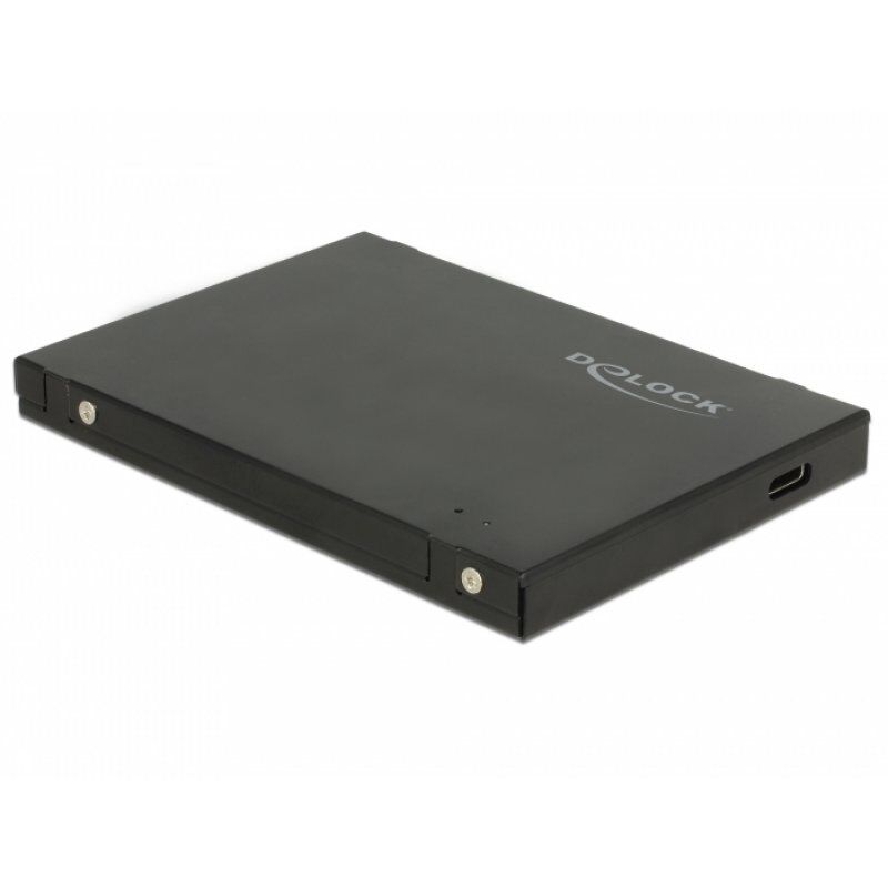 DeLOCK 42609 Boîtier de disques de stockage Enceinte ssd Noir M.2