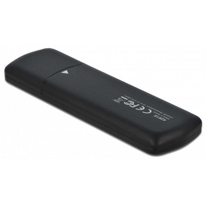 DeLOCK 42615 storage drive enclosure SSD enclosure Black M.2