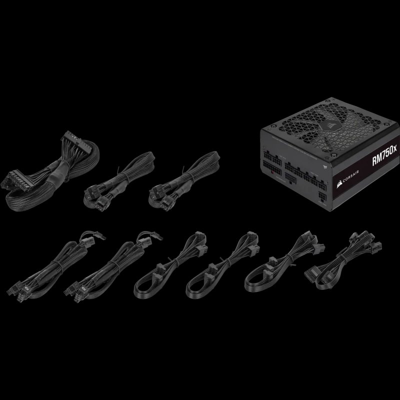Corsair RM750x unité d'alimentation d'énergie 750 W 24-pin ATX ATX Noir