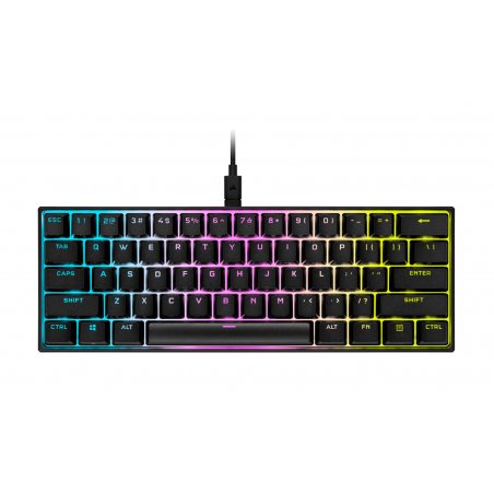 Corsair K65 RGB MINI keyboard USB QWERTY French Black