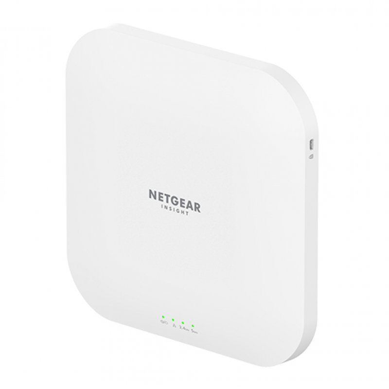 NETGEAR Insight Cloud Managed WiFi 6 AX3600 Dual Band Access Point (WAX620) 3600 Mbit/s White Power over Ethernet (PoE)