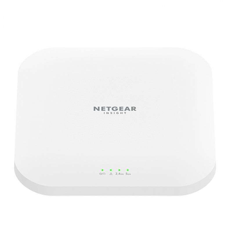 NETGEAR Insight Cloud Managed WiFi 6 AX3600 Dual Band Access Point (WAX620) 3600 Mbit/s Blanc Connexion Ethernet, suppor