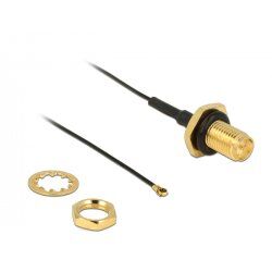 DeLOCK 0.2m, RP-SMA/MHF IV câble coaxial 0,2 m MHF IV / HSC MXHP32