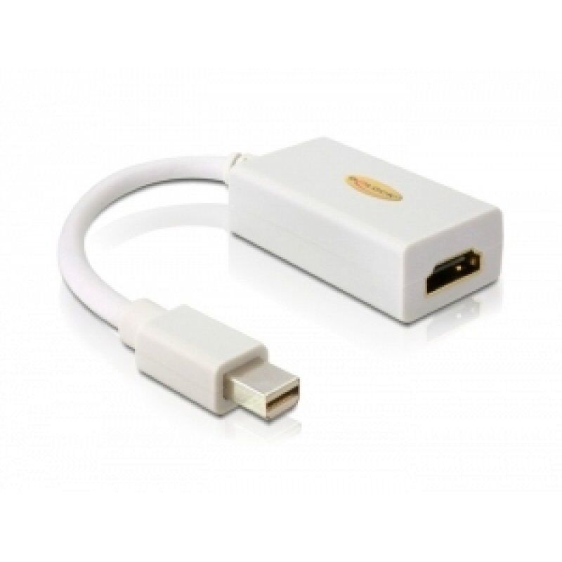 DeLOCK Adapter mini Displayport / HDMI FM HDMI Type A (Standard) White