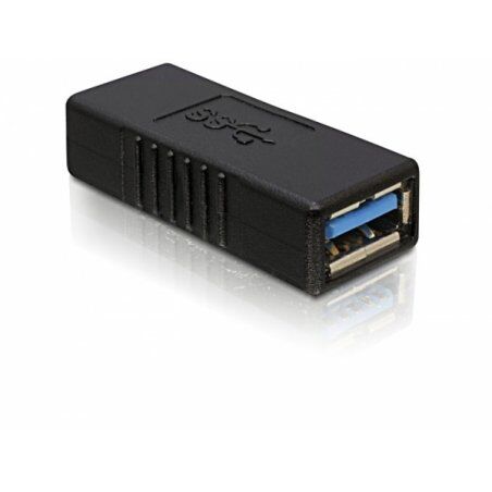 DeLOCK USB 3.0-A Adapter USB-A Noir