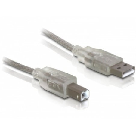 DeLOCK Cable USB 2.0 A-B - 0.5m câble USB 0,5 m USB A USB B Gris