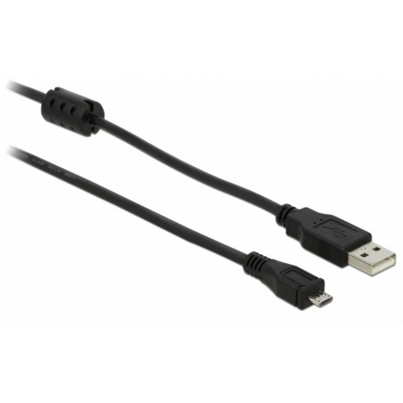 DeLOCK 82335 câble USB 2 m USB 2.0 USB A Micro-USB B Noir