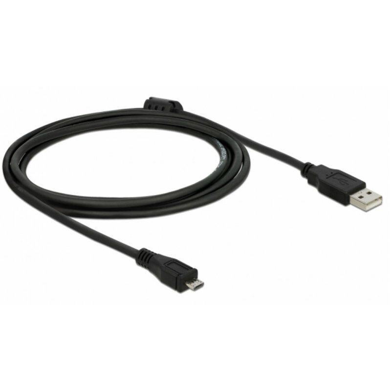 DeLOCK 82335 USB cable 2 m USB 2.0 USB A Micro-USB B Black
