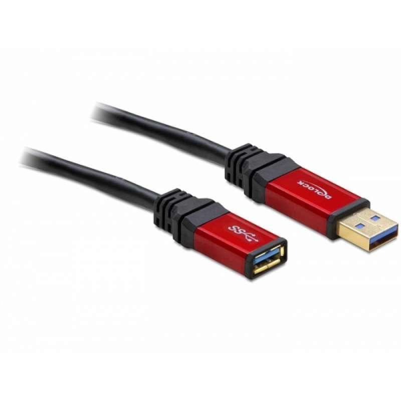 DeLOCK 5.0m USB 3.0 A USB cable 5 m USB 3.2 Gen 1 (3.1 Gen 1) USB A