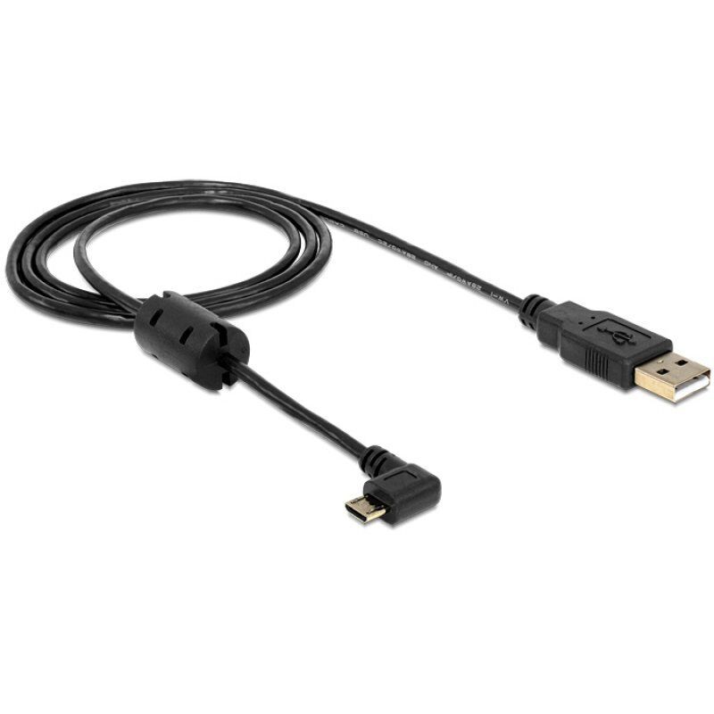 DeLOCK 83250 câble USB 1 m USB 2.0 USB A Micro-USB B Noir