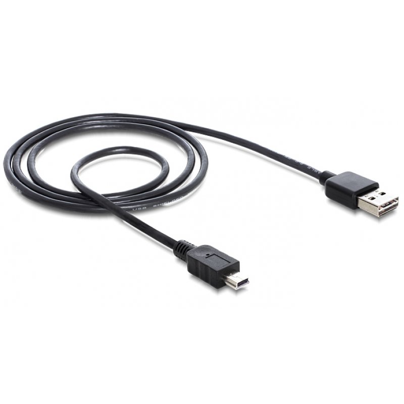 DeLOCK 3m USB 2.0 A - mini USB m/m USB cable USB A Mini-USB B Black