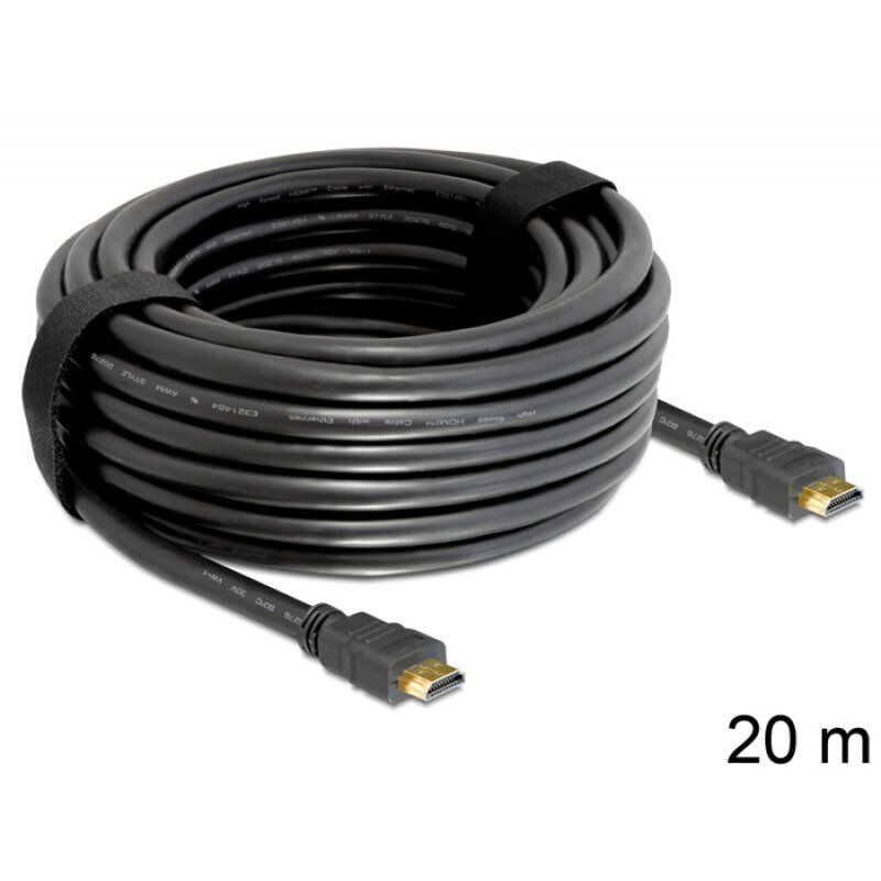 Delock compatible High Speed HDMI with Ethernet - HDMI mit Ethernetkabel - 20 m