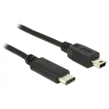 Delock compatible USB Typ-C-Kabel - USB-C bis mini-USB Typ B - 1 m