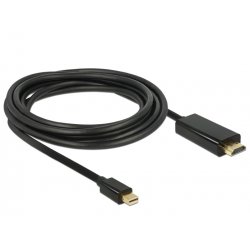 DeLOCK 83698 câble vidéo et adaptateur 1 m Mini DisplayPort HDMI Noir