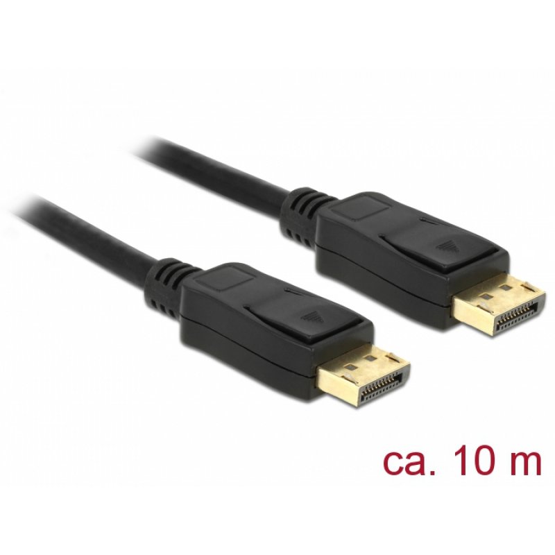 DeLOCK 84862 DisplayPort cable 10 m Black