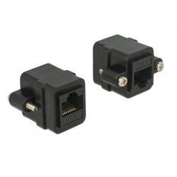 DeLOCK 85124 cable gender changer RJ-45 Black