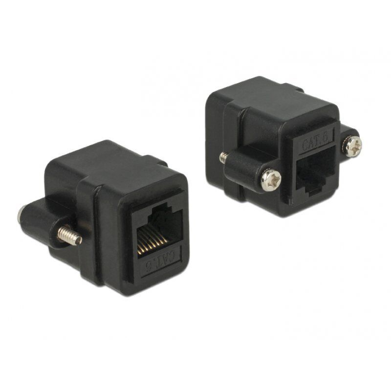 DeLOCK 85124 cable gender changer RJ-45 Black