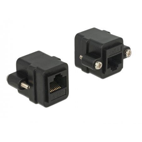 DeLOCK 85124 changeur de genre de câble RJ-45 Noir