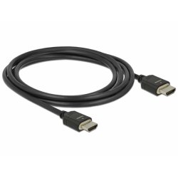 DeLOCK 85294 câble HDMI 2 m HDMI Type A (Standard) Noir