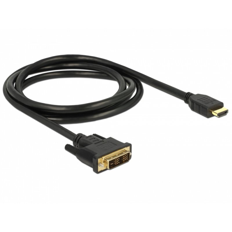 DeLOCK 85583 video cable adapter 1.5 m DVI-D HDMI Type A (Standard) Black